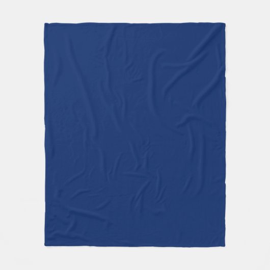 Couverture Polaire Couleur solide bleue royale (Devant)