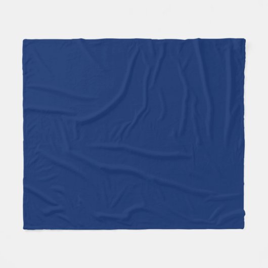 Couverture Polaire Couleur solide bleue royale (Devant (Horizontal))