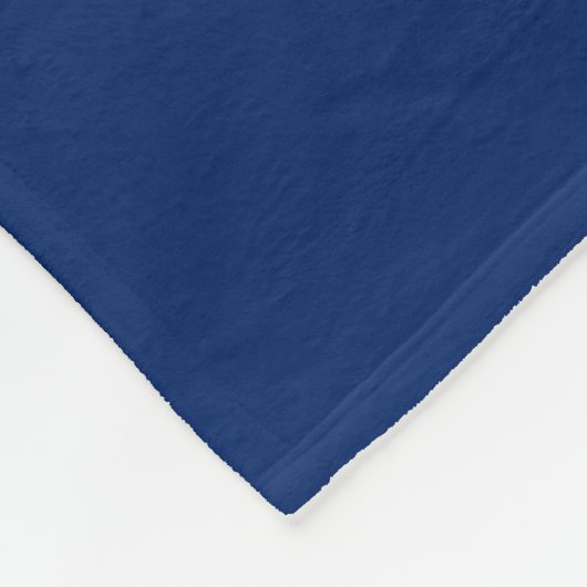 Couverture Polaire Couleur solide bleue royale (Coin)