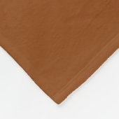 Couverture Polaire Couleur solide : Brown (Coin)