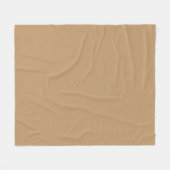 Couverture Polaire Couleur solide : Camel Brown / Tan (Devant (Horizontal))