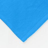 Couverture Polaire Couleur solide clair moyen bleu clair (Coin)