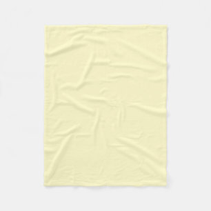 Couverture Polaire Couleur solide de chiffon citron