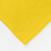 Couverture Polaire Couleur solide jaune vif (Coin)