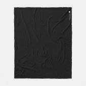 Couverture Polaire Couleur solide personnalisée (Devant)