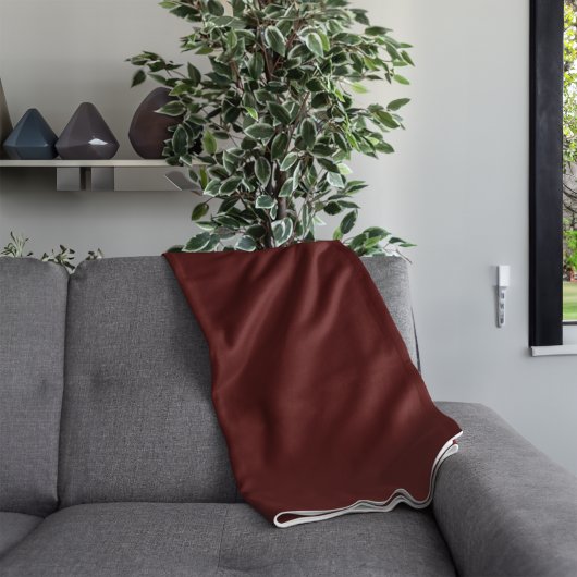 Couverture Polaire Couleur solide personnalisée