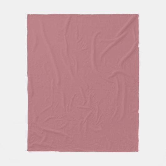 Couverture Polaire Couleur solide Rose poussiéreux (Devant)
