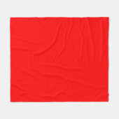 Couverture Polaire Couleur solide rouge | Classique | Élégant | tenda (Devant (Horizontal))