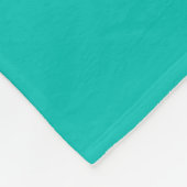Couverture Polaire Couleur solide : Turquoise (Coin)