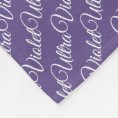 Couverture Polaire Couleur Ultra violet 2018 (Coin)