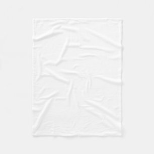 Couverture Polaire Couleur uni blanche