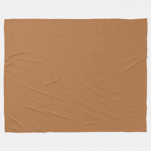 Couverture Polaire Couleur uni cuivre (Devant (Horizontal))