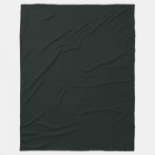 Couverture Polaire Couleur Uni Profond Vert Foncé (Devant)