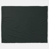 Couverture Polaire Couleur Uni Profond Vert Foncé (Devant (Horizontal))