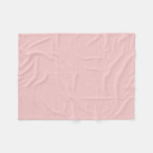Couverture Polaire Couleur Uni Rose Clair (Devant (Horizontal))