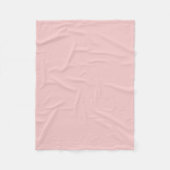 Couverture Polaire Couleur Uni Rose Clair (Devant)
