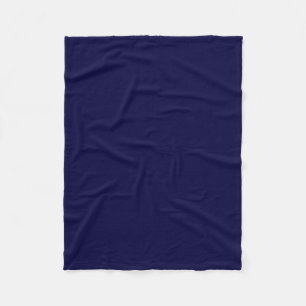 Couverture Polaire Couleur unie : Bleu marine
