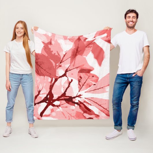 Couverture Polaire Couleurs d'automne, feuille 3 (En situation)