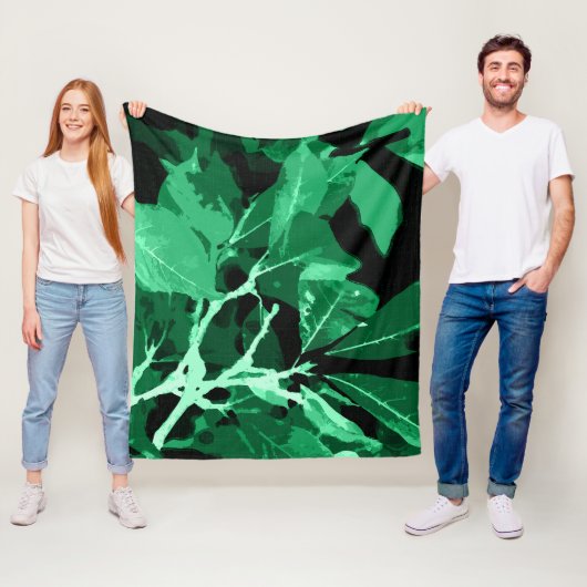 Couverture Polaire Couleurs d'automne, feuille 7 (En situation)