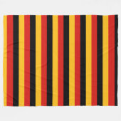Couverture Polaire COULEURS DE DRAPEAU ALLEMANDE + vos idées (Devant (Horizontal))
