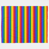 Couverture Polaire COULEURS DE DRAPEAU PLANIFIÉ + vos idées (Devant (Horizontal))