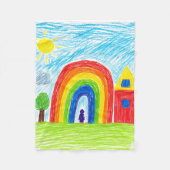 Couverture Polaire Couleurs de Joie (Devant)