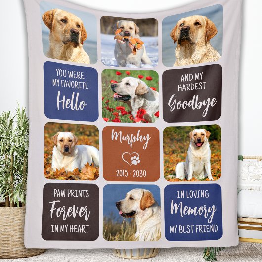 Couverture Polaire Couleurs de la Terre personnalisées pour chien de 