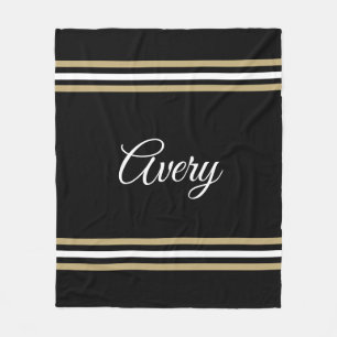 Couverture Polaire Couleurs d'école personnalisées