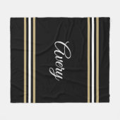 Couverture Polaire Couleurs d'école personnalisées (Devant (Horizontal))