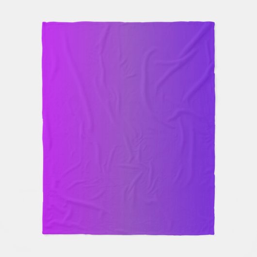 Couverture Polaire Couleurs dégradées violet (Devant)