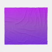Couverture Polaire Couleurs dégradées violet (Devant (Horizontal))