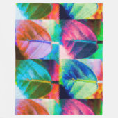 Couverture Polaire Couleurs feuille (Devant)