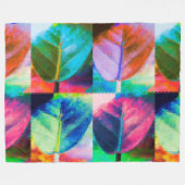 Couverture Polaire Couleurs feuille (Devant (Horizontal))