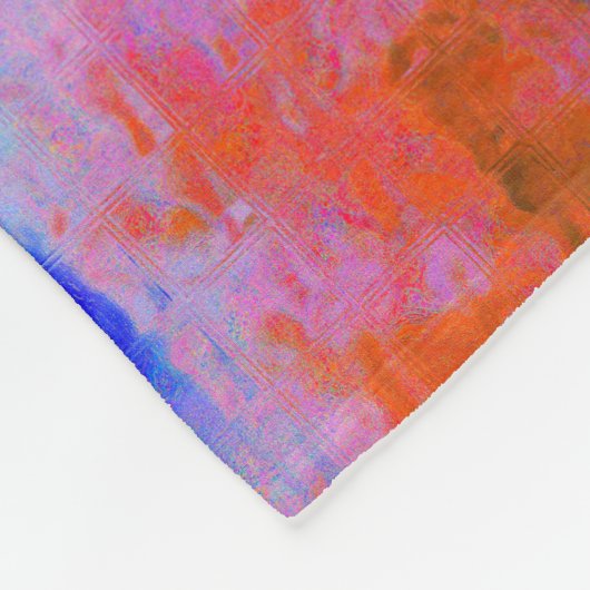 Couverture Polaire Couleurs feuille (Coin)