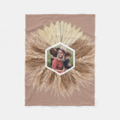 Couverture Polaire Couleurs neutres rustiques chaudes Conception phot (Devant)