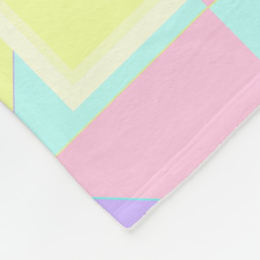 Couverture Polaire Couleurs pastel & coeurs violets battre (Coin)