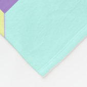 Couverture Polaire Couleurs pastel & coeurs violets battre (Coin)