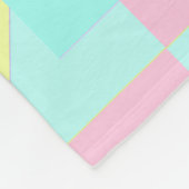 Couverture Polaire Couleurs pastel & coeurs violets battre (Coin)