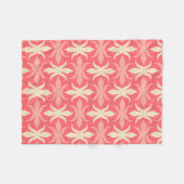 Couverture Polaire Couleurs rétro motifs géométriques les années 70 (Devant (Horizontal))