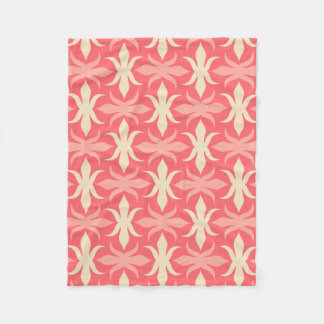 Couverture Polaire Couleurs rétro motifs géométriques les années 70