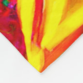 Couverture Polaire Couleurs vives Motif Abstrait (Coin)