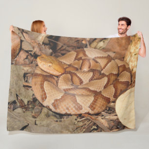 Couverture Polaire COUleuvre À TÊTE PLATE