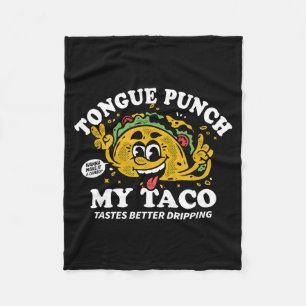 Couverture Polaire Coup de langue taco taco a meilleur goût dégoulina
