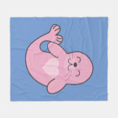 Couverture Polaire Coupe rose (Devant (Horizontal))