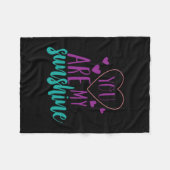 Couverture Polaire Couple Art Vous Êtes Mon Soleil (Devant (Horizontal))