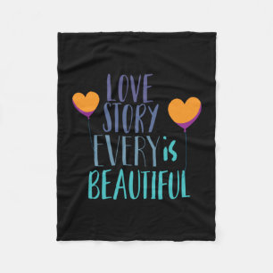 Couverture Polaire Couple Gift Love Histoire Est Belle