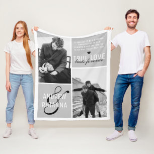 Couverture Polaire Couple True Love 2 Photo & Citation