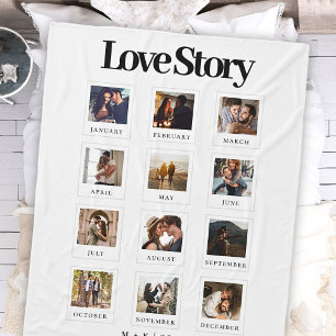 Couverture Polaire Couple Valentines Day Anniversaire Love Story Phot