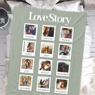 Couverture Polaire Couple Valentines Day Anniversaire Love Story Phot