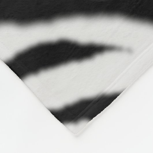 Couverture Polaire Couple Zebra Fleece Blanket (Coin)